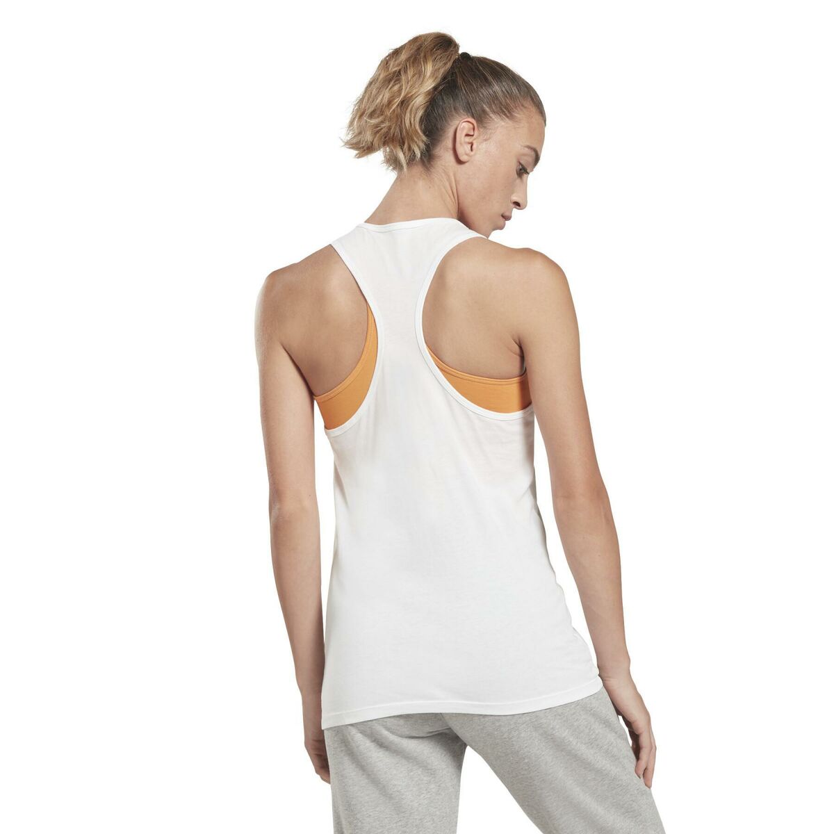 Tank Top Dames Reebok TE GRAPHIC TANK HT6181 Wit